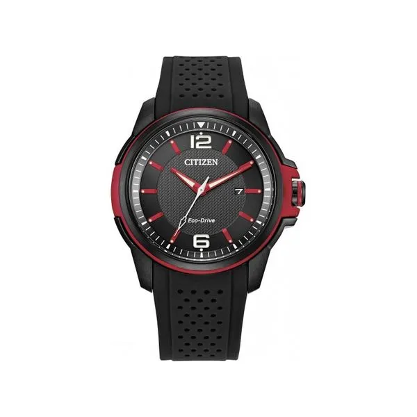 Black and red citizen eco drive store