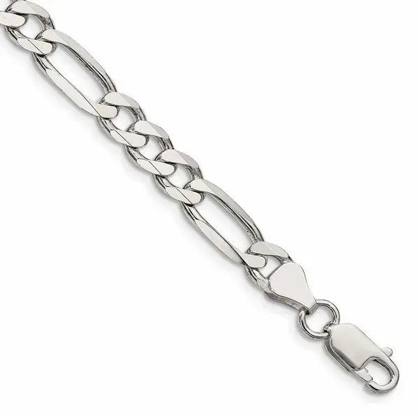 Sterling Silver Figaro Chain JMR Jewelers Cooper City, FL