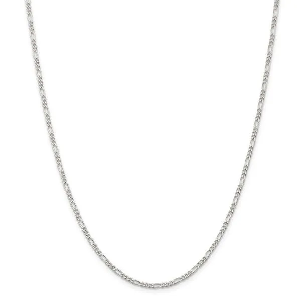 Silver Figaro Chain JMR Jewelers Cooper City, FL