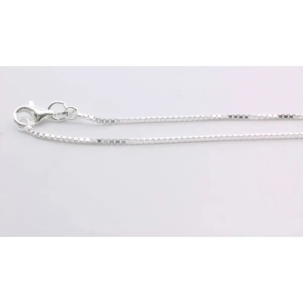 Silver Diamond Cut Box Chain