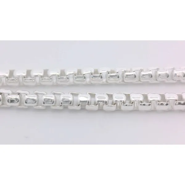 Silver Round Box Chain