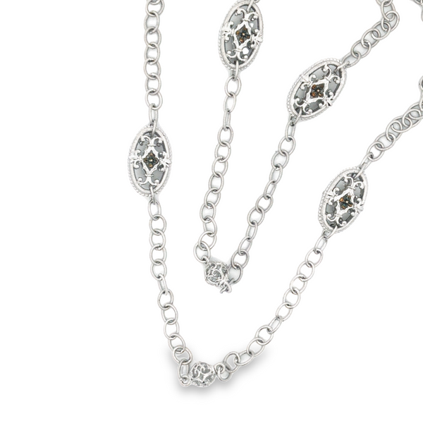 Silver Necklace Image 2 JMR Jewelers Cooper City, FL