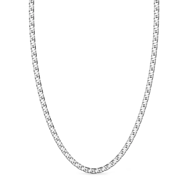 Silver Curb Necklace JMR Jewelers Cooper City, FL