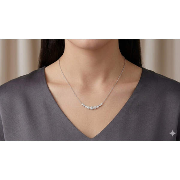 Silver Necklace Image 2 JMR Jewelers Cooper City, FL