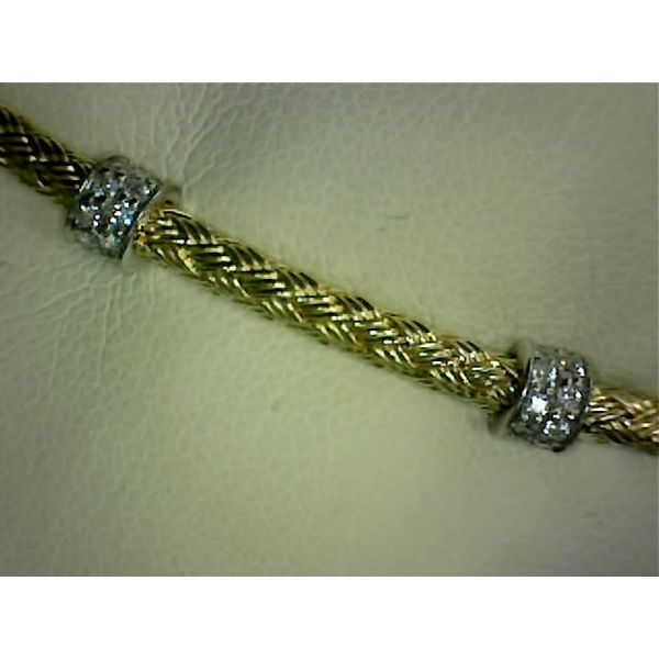 925/18K Yellow Gold CZ Torino Bracelet JMR Jewelers Cooper City, FL