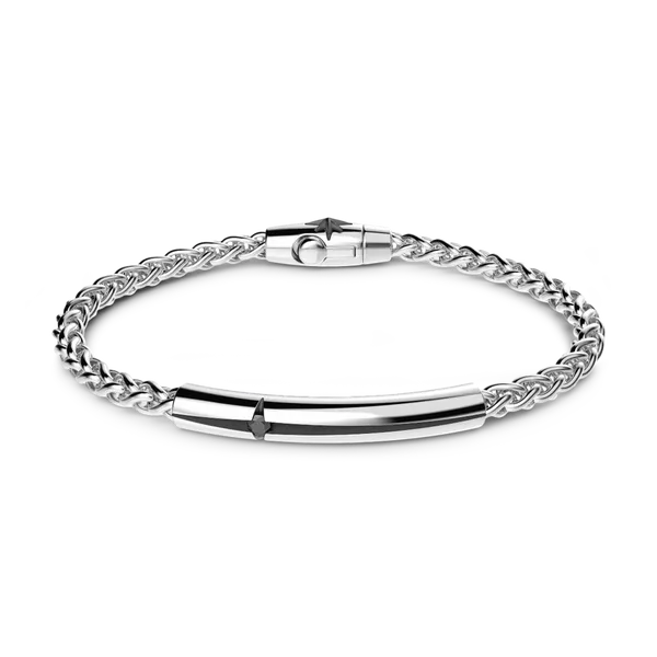 Silver Bracelet with Black Spinel JMR Jewelers Cooper City, FL