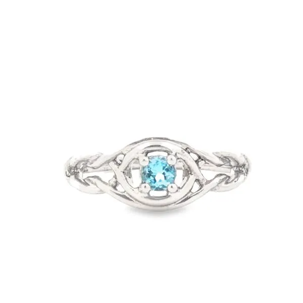 Sterling Silver Blue Topaz Ring