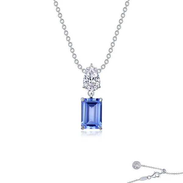 Lafonn Sterling Silver Fancy Drop Pendant Charm similar item image