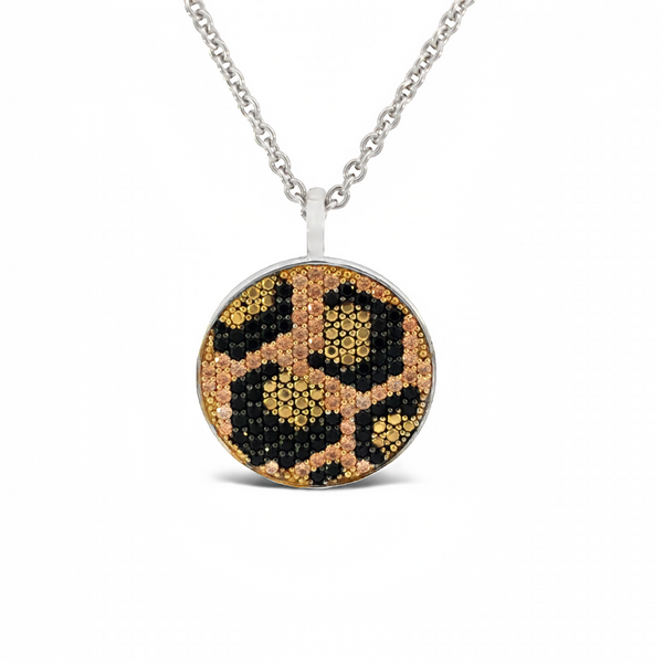 Yellow and Black CZ Pendant Charm JMR Jewelers Cooper City, FL
