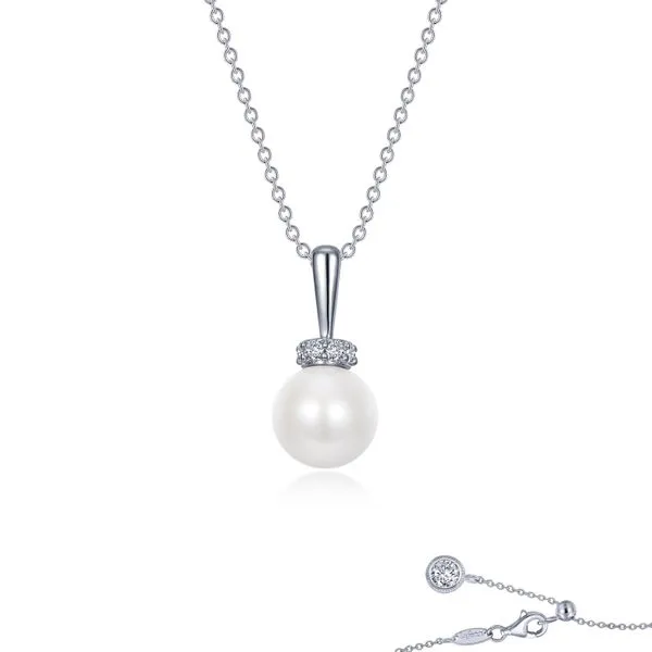 Sterling Silver Cultured Freshwater Pearl Necklace JMR Jewelers Cooper City, FL