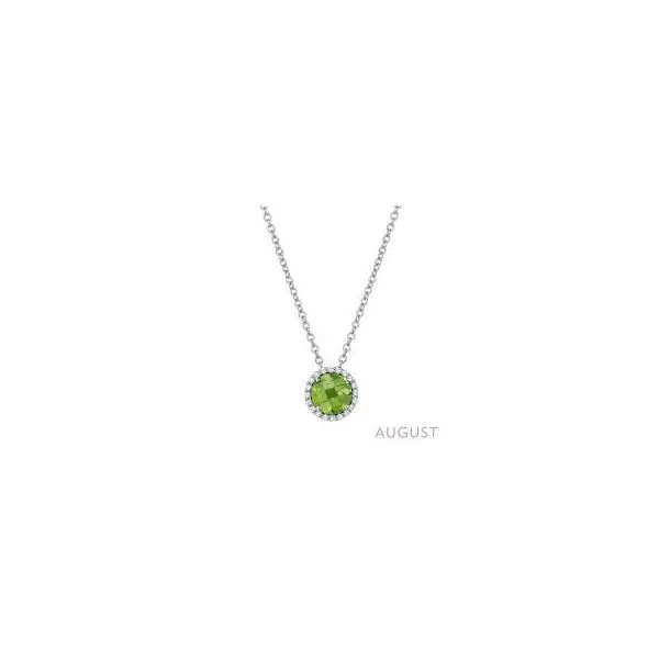 Sterling Silver Peridot Pendant