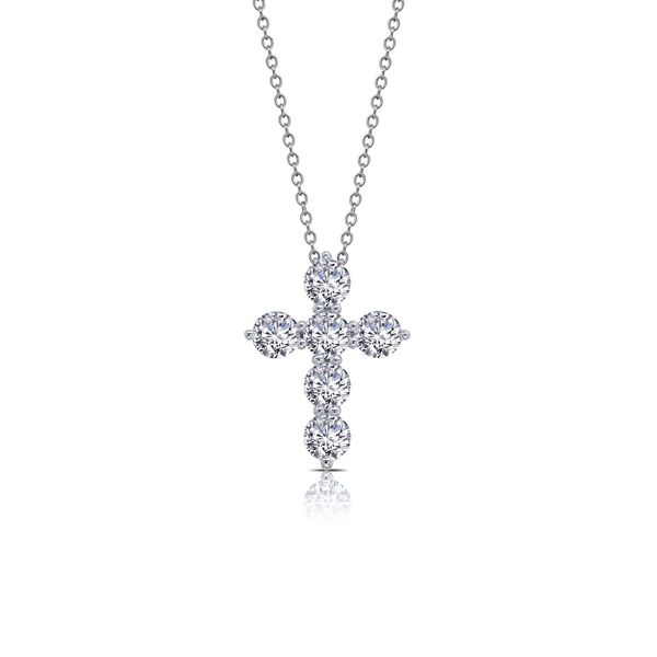 Sterling Silver Cross Pendant Necklace JMR Jewelers Cooper City, FL
