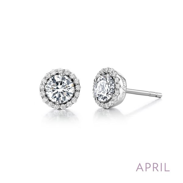 April Birthstone Earrings JMR Jewelers Cooper City, FL