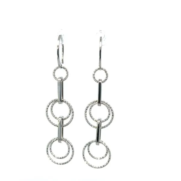 Silver Dangling Earrings JMR Jewelers Cooper City, FL