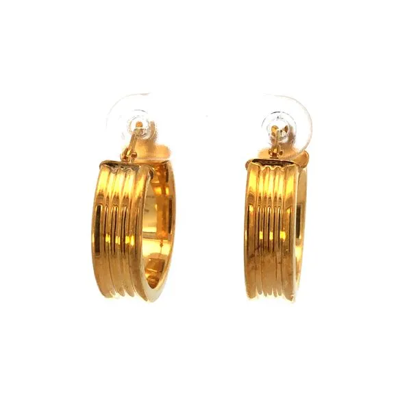 Womens SS HOOPS-GOLD Earrings