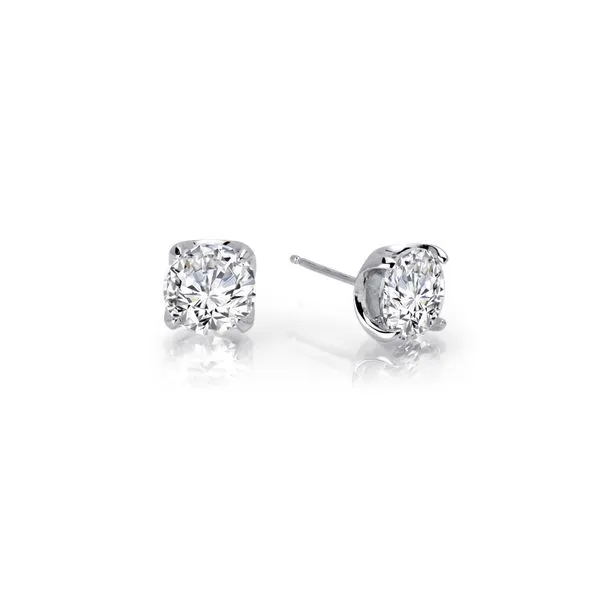 Sterling Silver 2.06 CTW Stud Earrings JMR Jewelers Cooper City, FL