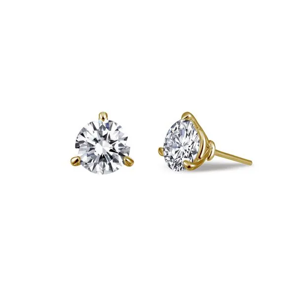 Sterling Silver 2.5 CTW Stud Earrings