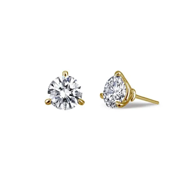 Sterling Silver 2.0 CTW Stud Earrings