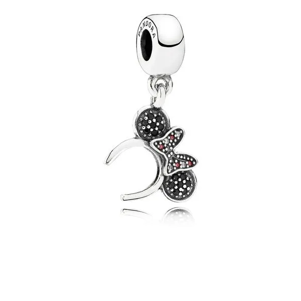 Pandora Disney Minnie Mouse Pavé Headband Dangle Charm JMR Jewelers Cooper City, FL