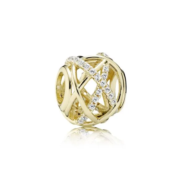 Pandora Sparkling & Polished Lines Charm