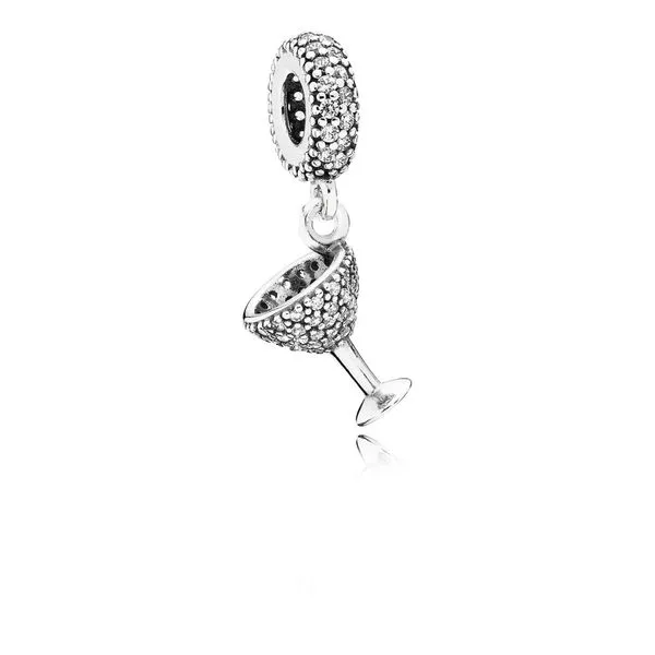 Pavé Cocktail Glass Dangle Charm Pandora JMR Jewelers Cooper City, FL