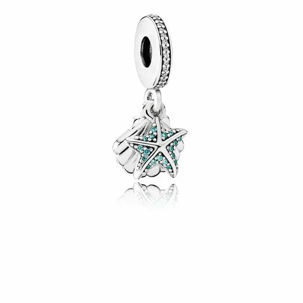 Pandora Starfish and Sea Shell Dangle Charm JMR Jewelers Cooper City, FL