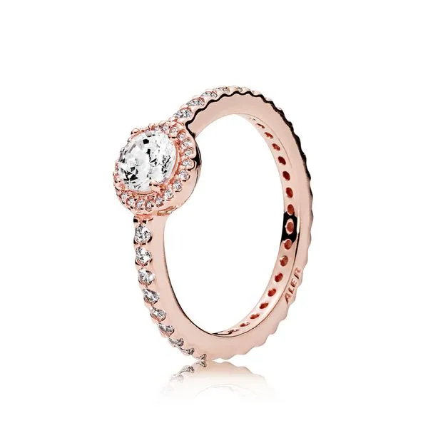 Pandora classic halo hot sale ring