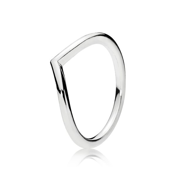 Pandora Polished Wishbone Ring JMR Jewelers Cooper City, FL