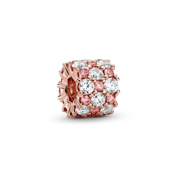 Pink & Clear Sparkle Charm JMR Jewelers Cooper City, FL