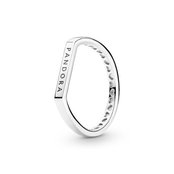 Pandora Logo Bar Stacking Ring JMR Jewelers Cooper City, FL