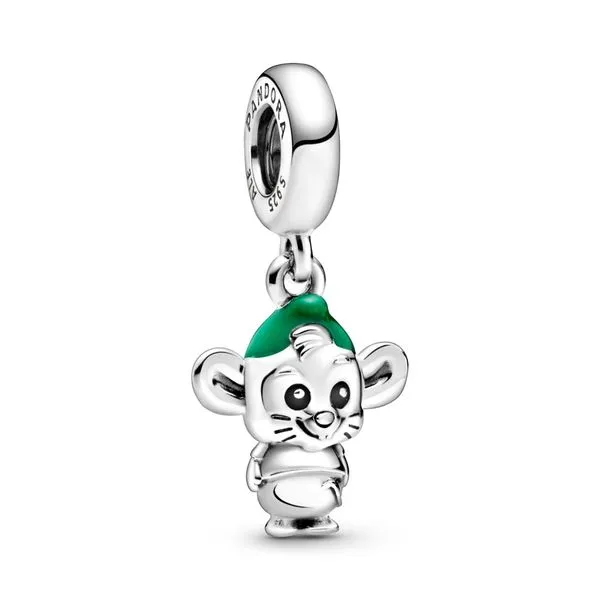 Disney Cinderella Gus Mouse Dangle Charm 001 900 01329 JMR Jewelers Cooper City FL