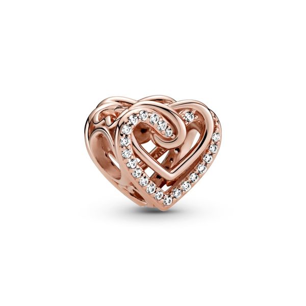 Pandora Sparkling Entwined Hearts Charm JMR Jewelers Cooper City, FL