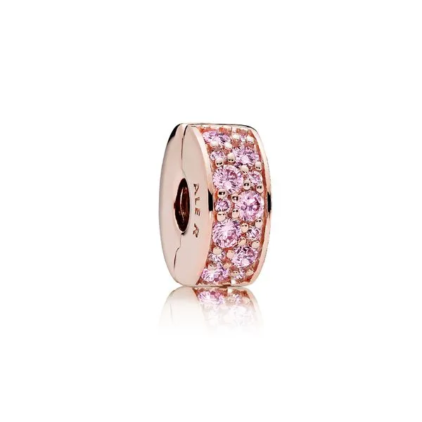 Pandora Pink Pavé Clip Charm JMR Jewelers Cooper City, FL