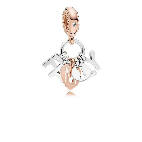 Pandora Family Letters Dangle Charm