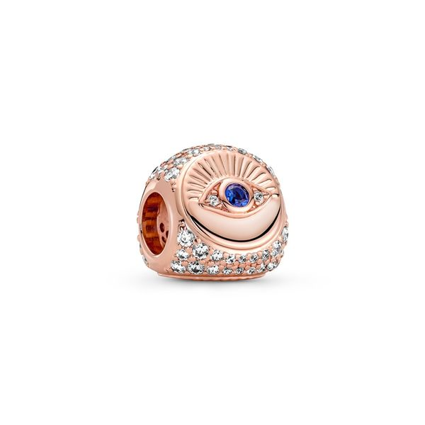 Pandora Hamsa, All-seeing Eye & Feather Three-sided Charm JMR Jewelers Cooper City, FL