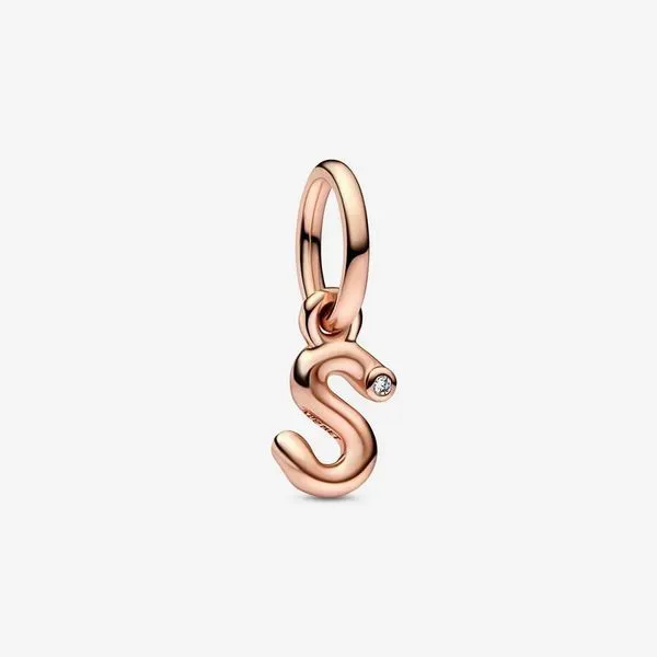 Pandora Letter S Script Alphabet Dangle Charm JMR Jewelers Cooper City, FL