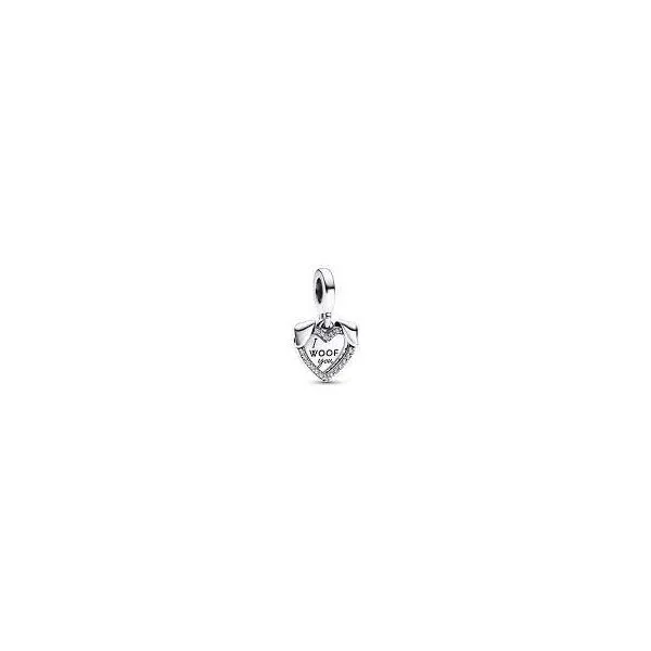 Pandora Heart & Dog Double Dangle Charm JMR Jewelers Cooper City, FL