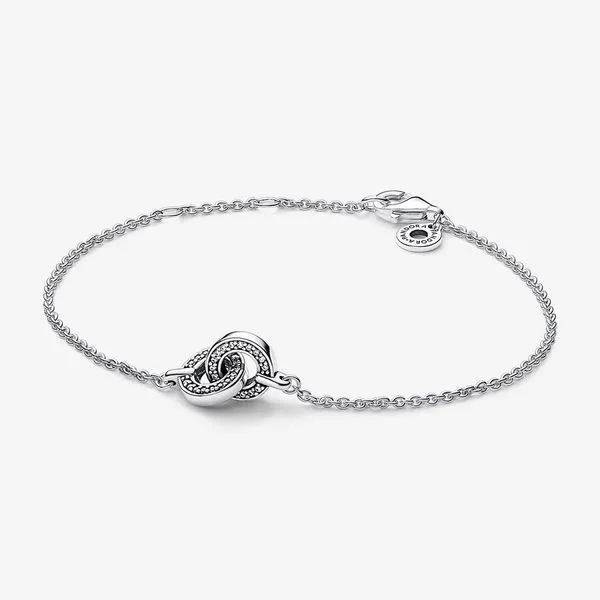 Pandora Signature Intertwined Pavé Chain Bracelet JMR Jewelers Cooper City, FL