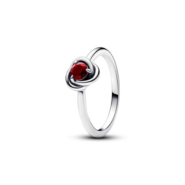 Pandora Red Eternity Circle Ring JMR Jewelers Cooper City, FL