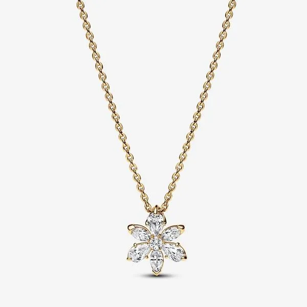 Pandora Sparkling Herbarium Cluster Pendant Necklace JMR Jewelers Cooper City, FL