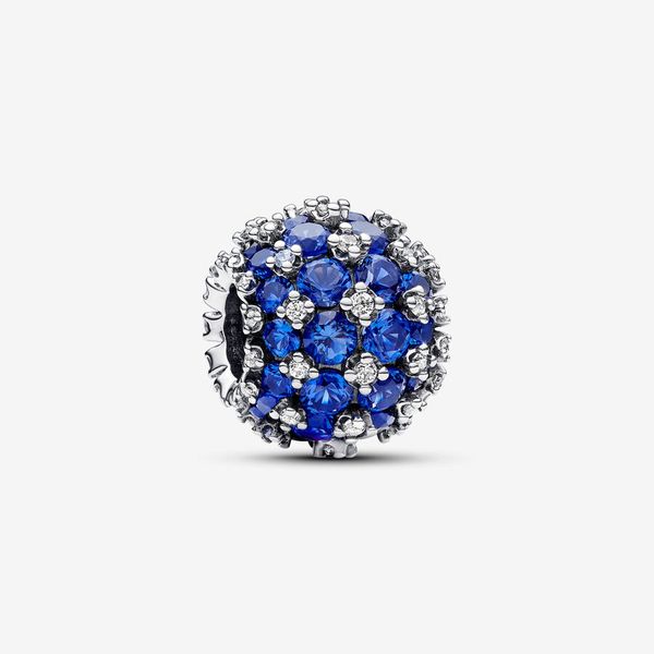 Pandora Sparkling Pavé Round Blue Charm JMR Jewelers Cooper City, FL
