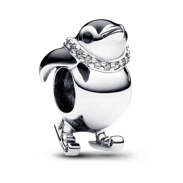 Pandora Skiing Penguin Charm JMR Jewelers Cooper City, FL