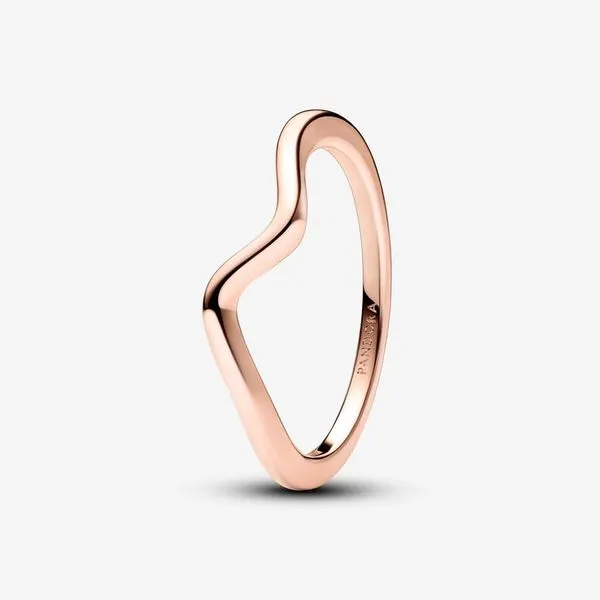 Pandora Polished Wave Ring JMR Jewelers Cooper City, FL