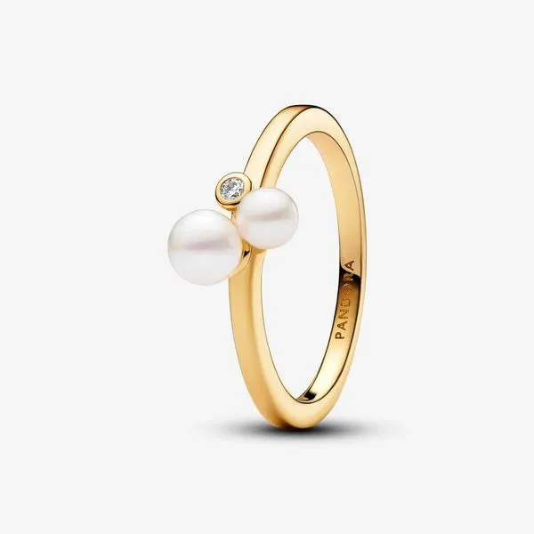Pandora Duo Treated Freshwater Cultured Pearls Ring JMR Jewelers Cooper City, FL