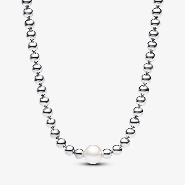 Pandora Freshwater Cultured Pearl & Beads Collier Necklace