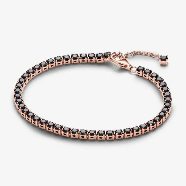 Pandora Black Sparkling Tennis Bracelet JMR Jewelers Cooper City, FL