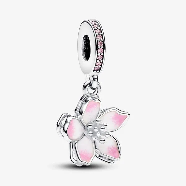 Pandora Cherry Blossom Dangle Charm JMR Jewelers Cooper City, FL