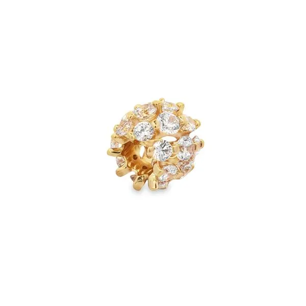 Sparkling Round Charm JMR Jewelers Cooper City, FL