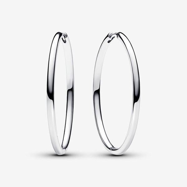 Pandora Moments 40 mm Charm Hoop Earrings JMR Jewelers Cooper City, FL