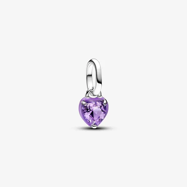 Pandora ME Purple Chakra Heart Mini Dangle Charm JMR Jewelers Cooper City, FL